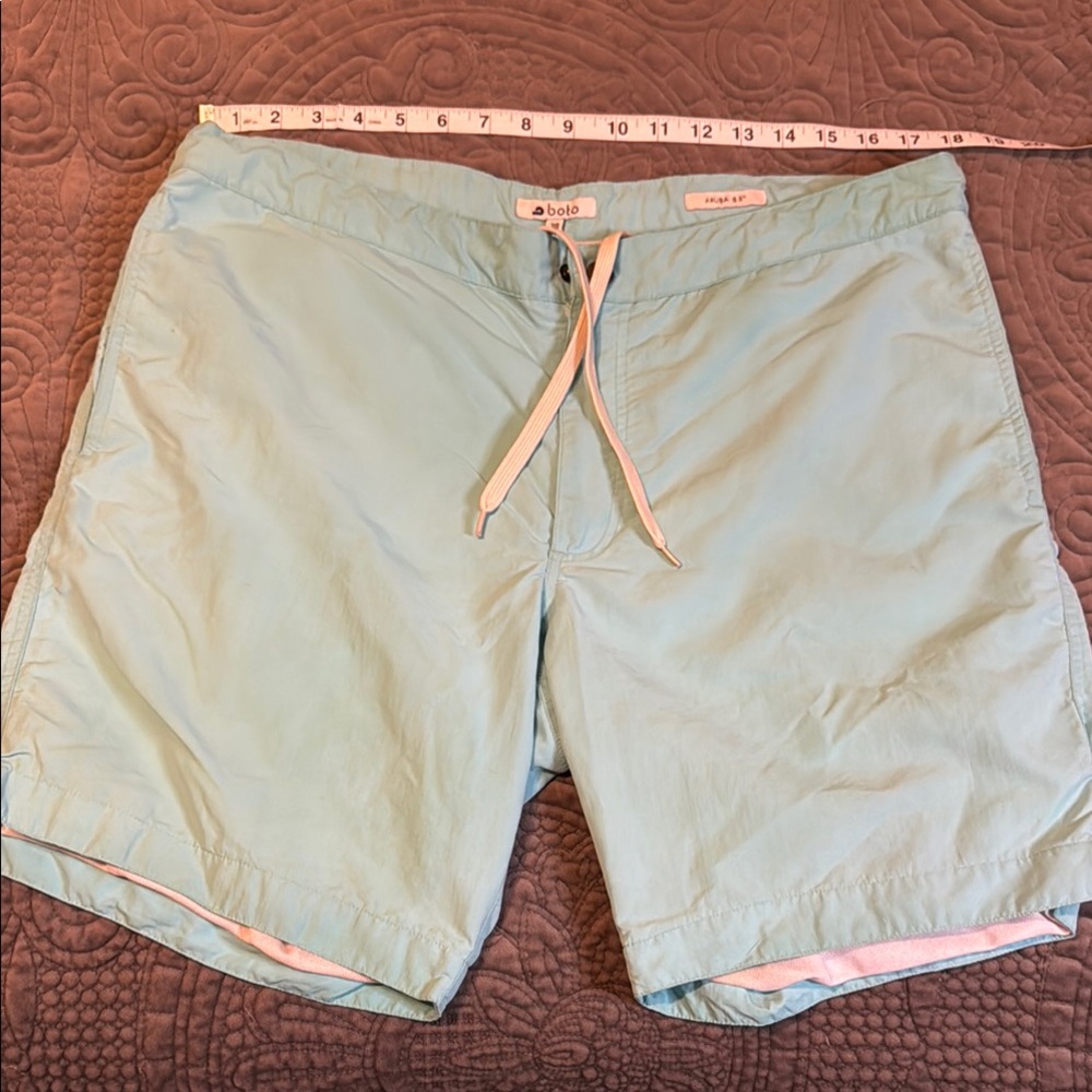 Men's Light Blue Swim Board Shorts